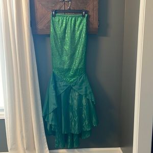 Ladies Women's Sequined Mermaid Skirt